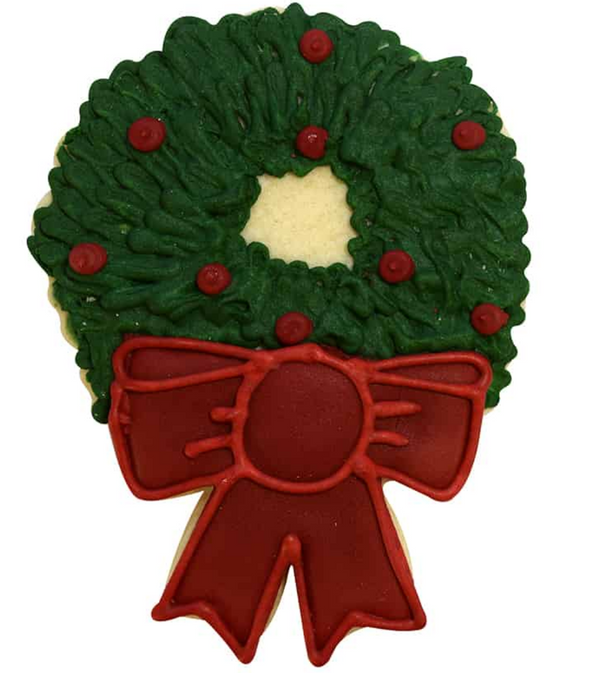 Cookie Cutter C'Mas Wreath 4"