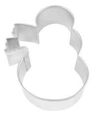 Cookie Cutter Snow Girl with Scarf 3"
