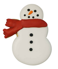 Cookie Cutter Snow Girl with Scarf 3"