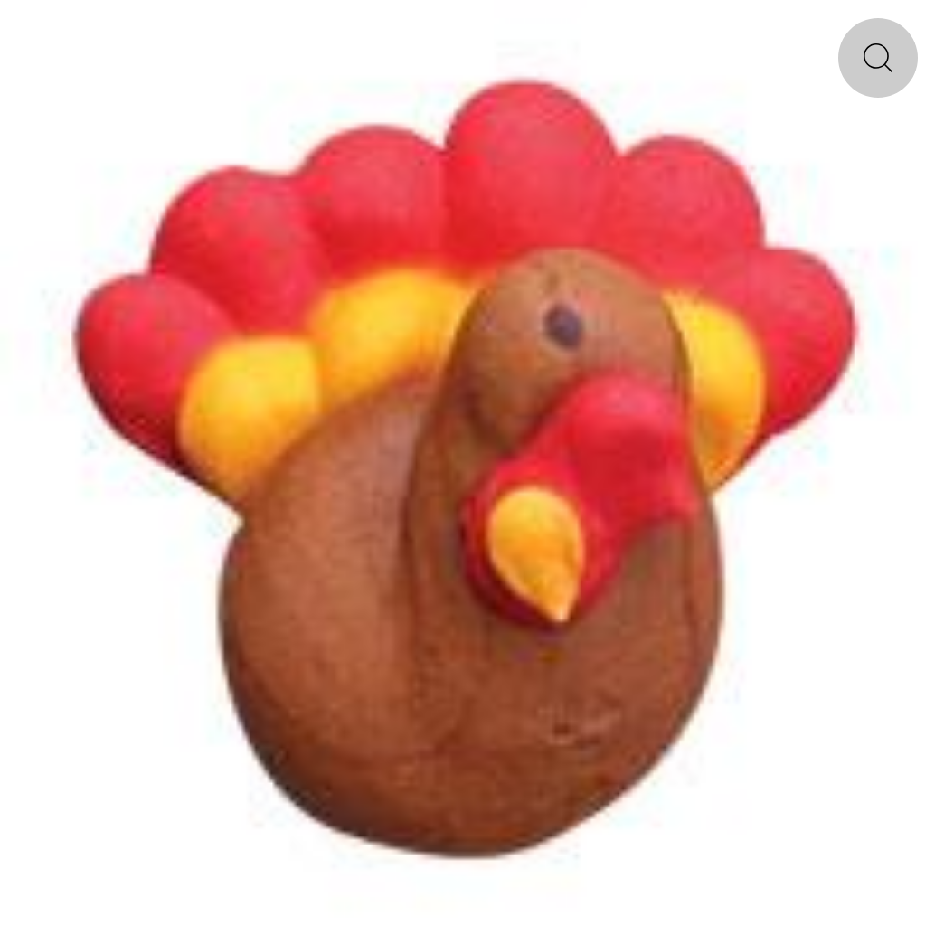 Mini Royal Icing Turkey 6pcs
