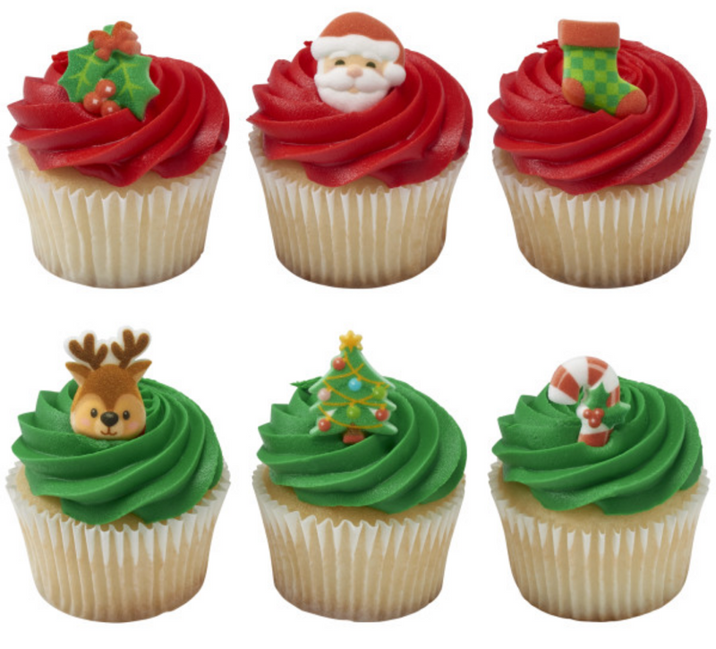 Dec Ons Holly Jolly Assorted Sugars 6pcs