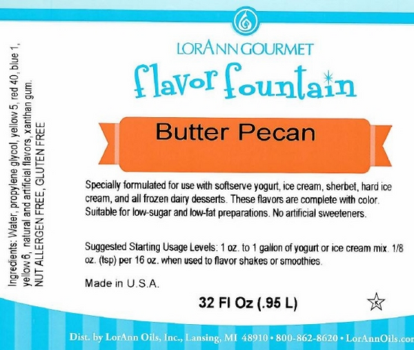 Butter Pecan, Flavor Fountain