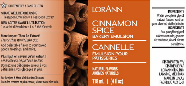 SALE Cinnamon Spice Bakery Emulsion