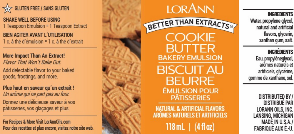 Cookie Butter Bakery Emulsion – Sweet Life Cake Supply
