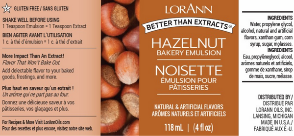 Hazelnut Bakery Emulsion
