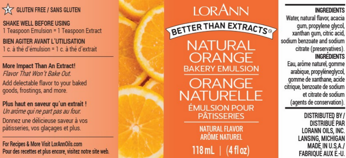 Orange (Natural) Bakery Emulsion