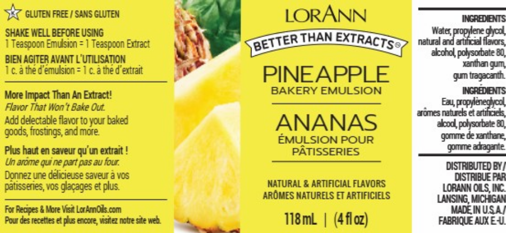 Pineapple Bakery Emulsion