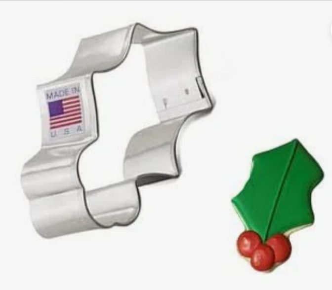 Cookie Cutter Small Holly Leaf