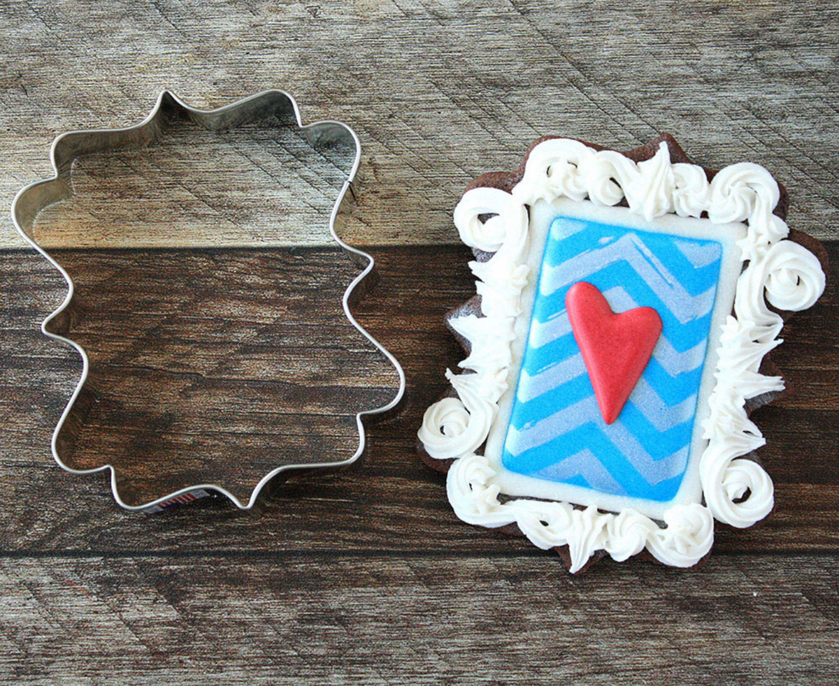 Cookie Cutter Square Plaque 4"