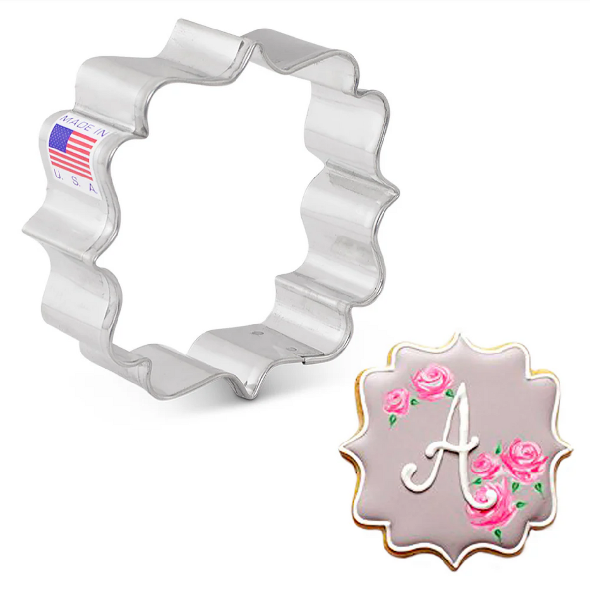 Cookie Cutter Square Plaque 3"
