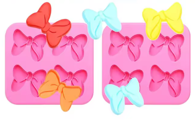 Silicone Mold Minnie Mouse Bows 4pcs*