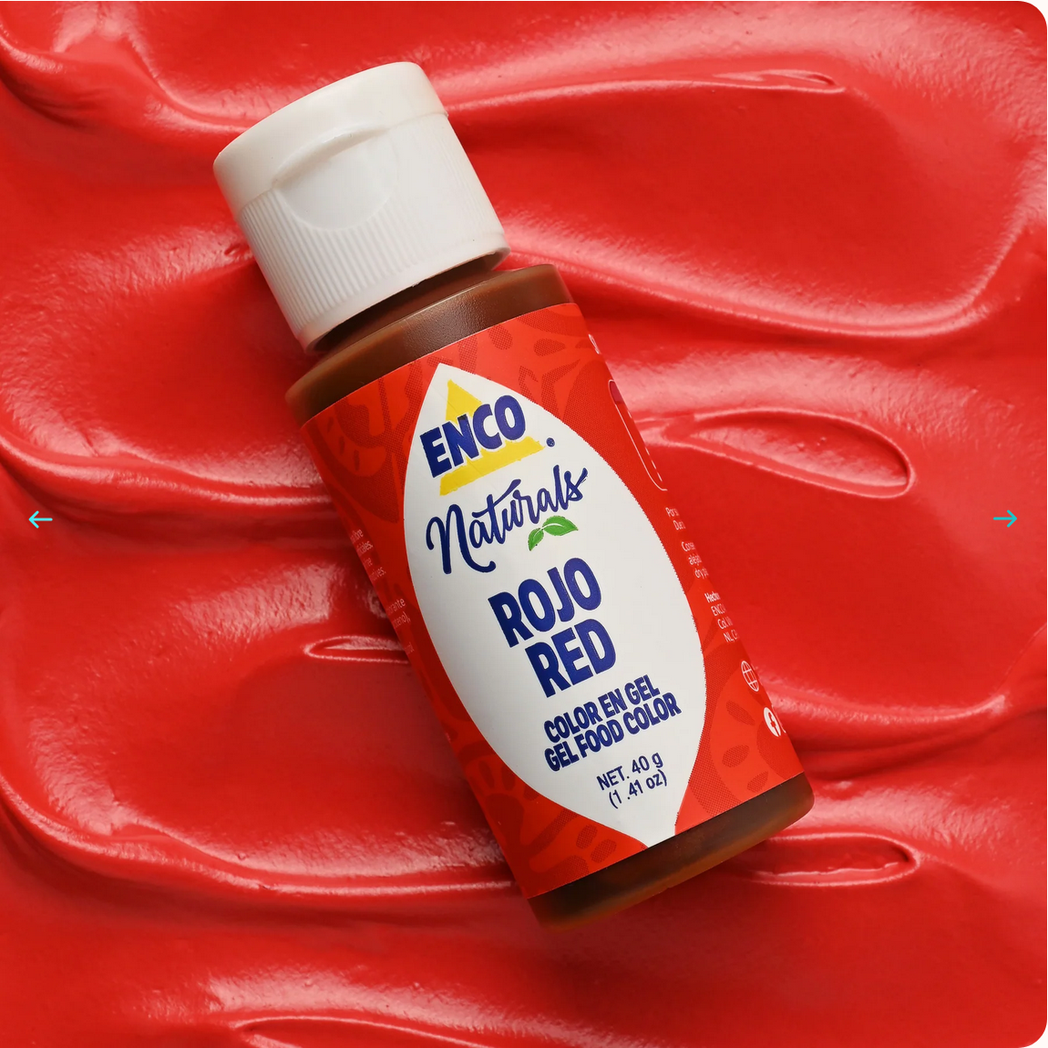 ENCO Naturals Red Food Coloring Gel 1.4oz