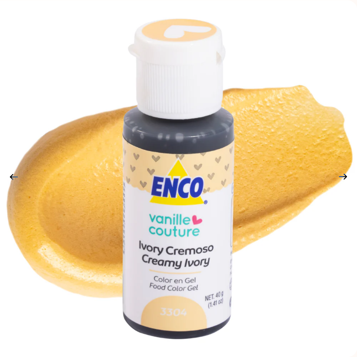 ENCO Creamy Ivory Gel Coloring 1.4oz