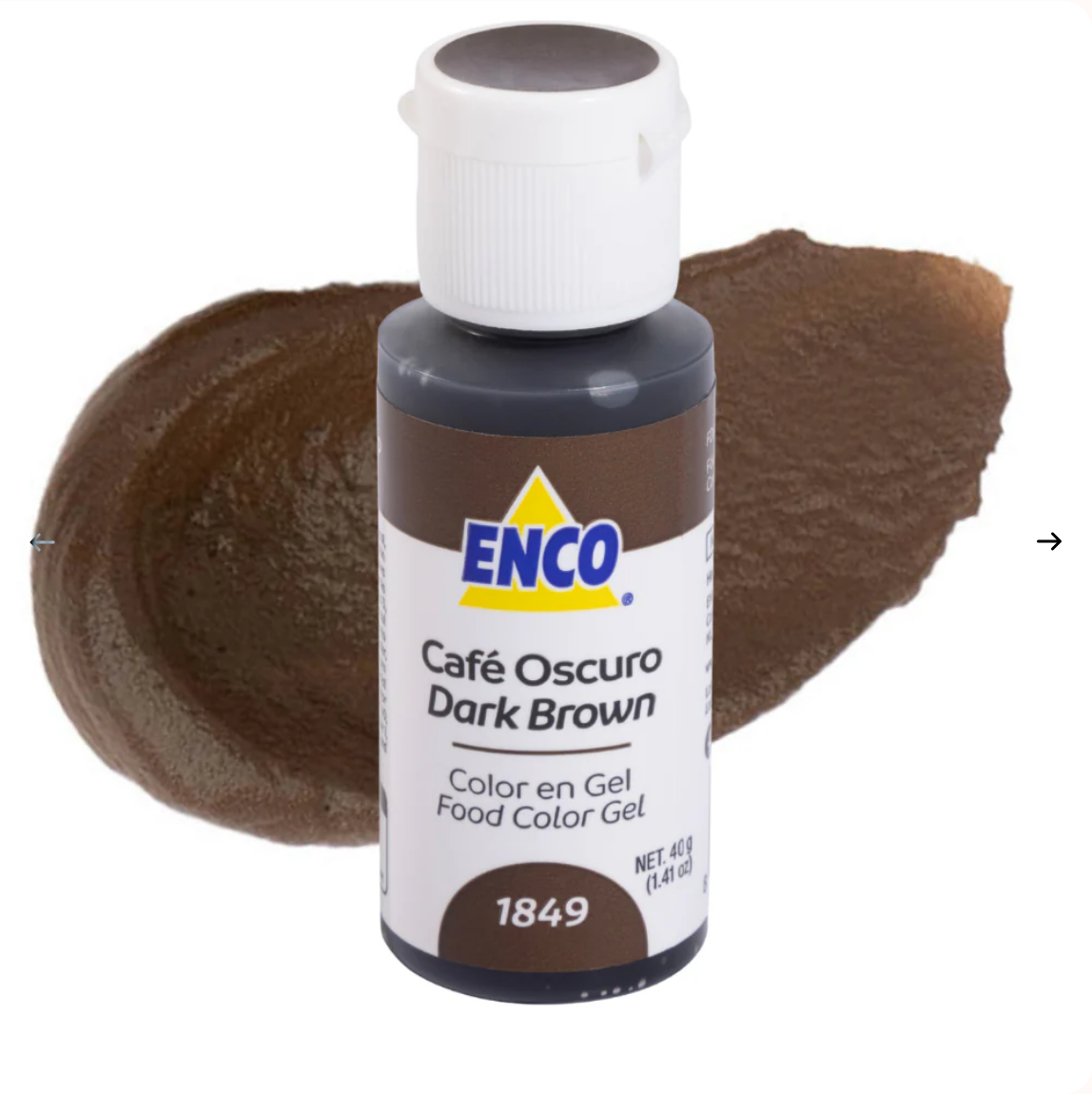 ENCO Dark Brown Gel Coloring 1.4oz