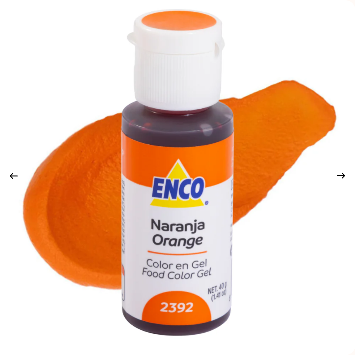 ENCO Orange Gel Coloring 1.4oz