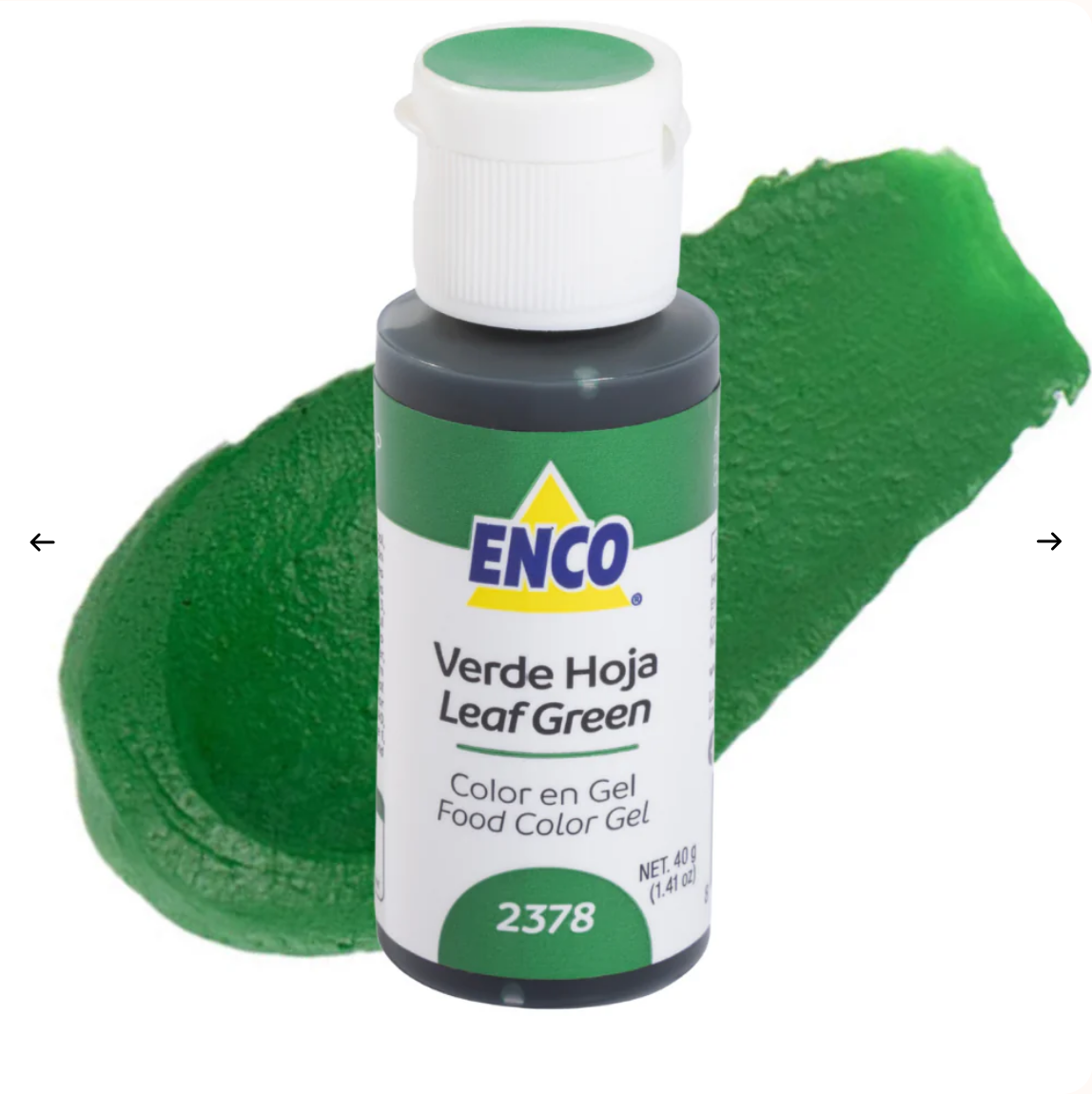 ENCO Leaf Green Gel Coloring 1.4oz