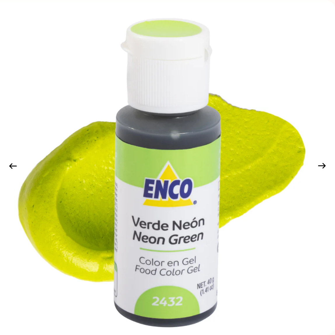 ENCO Neon Green Gel Coloring 1.4oz