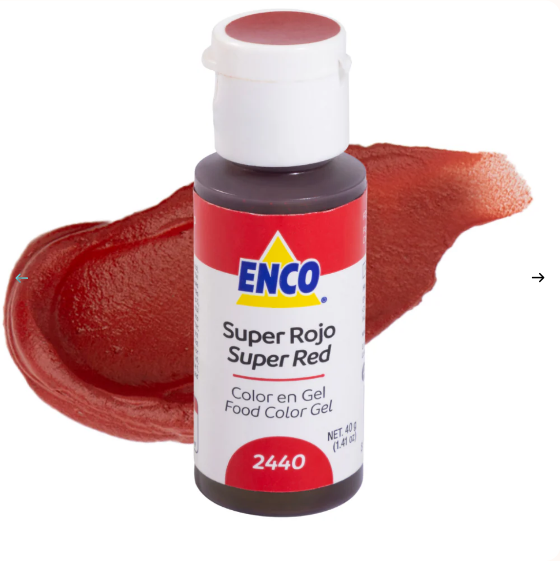 ENCO Super Red Gel Coloring 1.4oz