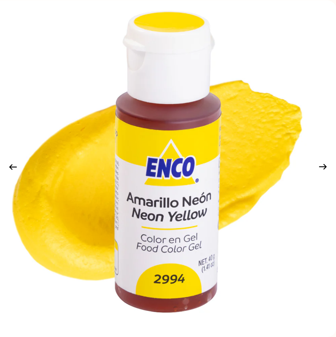 ENCO Neon Yellow Gel Coloring 1.4oz