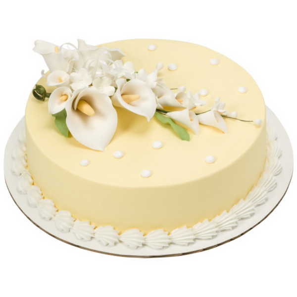 Gum Paste Spray White Calla Lily 1pc