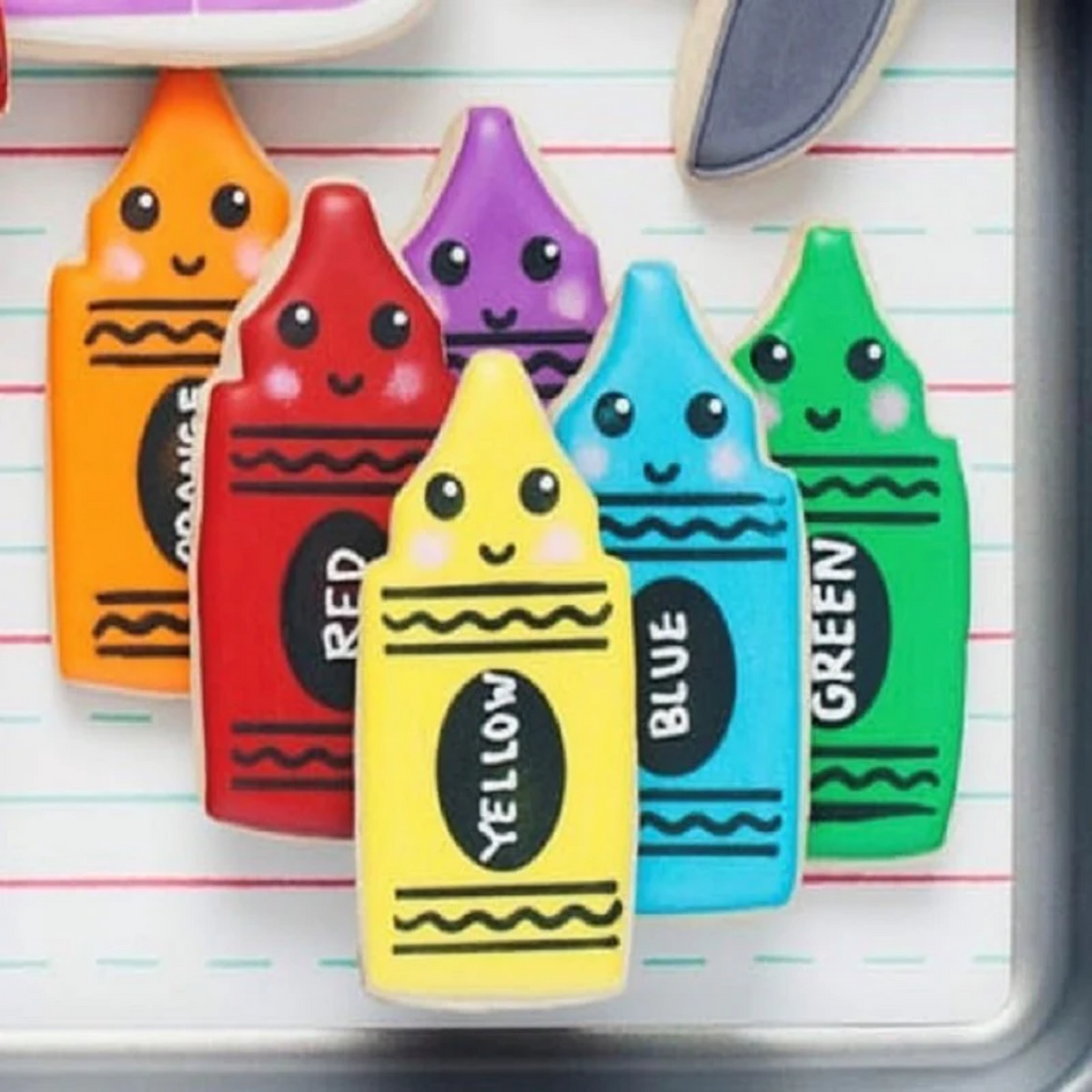 Cookie Cutter Crayon 3.6"