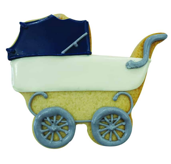 Cookie Cutter Baby Carriage Cookie Cutter 4"