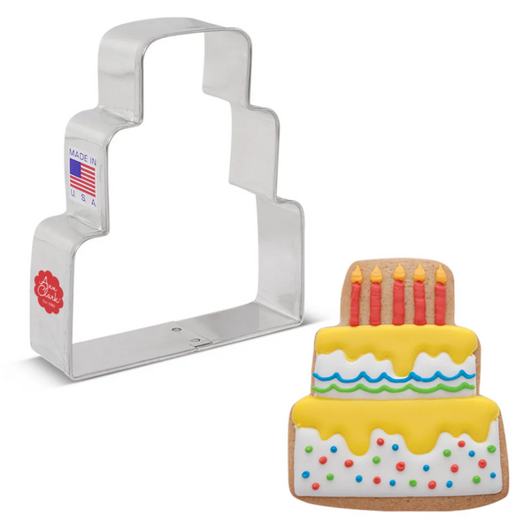 Cookie Cutter Wedding Cake 3.75”