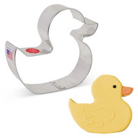 Cookie Cutter Rubber Ducky Cookie Cutter 4"