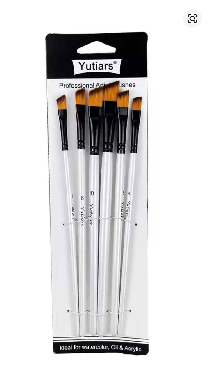 Angled Flat #6 Brush