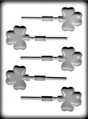 Chocolate Lollipop Mold Shamrock