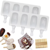 Silicone Mold Plain Cakesicle Pop 4pcs