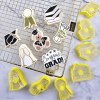 CCC Cutter & Debosser Set Mini Graduation Bear