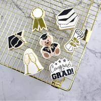 CCC Cutter & Debosser Set Mini Graduation Bear