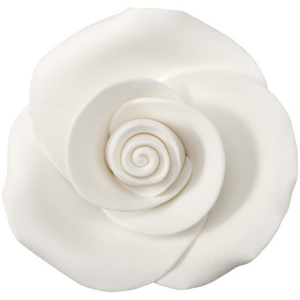 White Sugar Soft Rose 2”