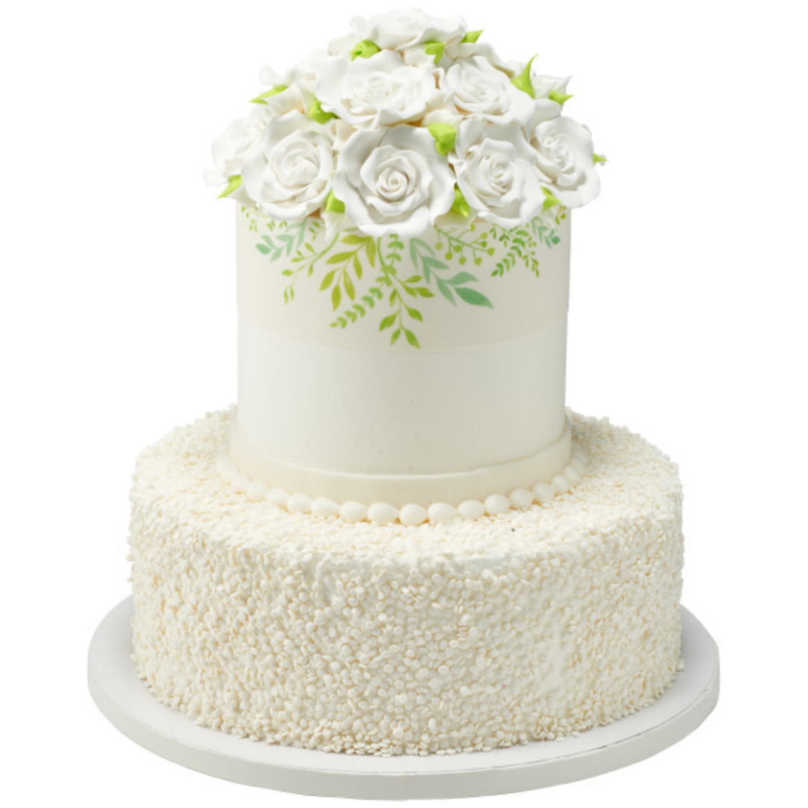 White Sugar Soft Rose 1.5”