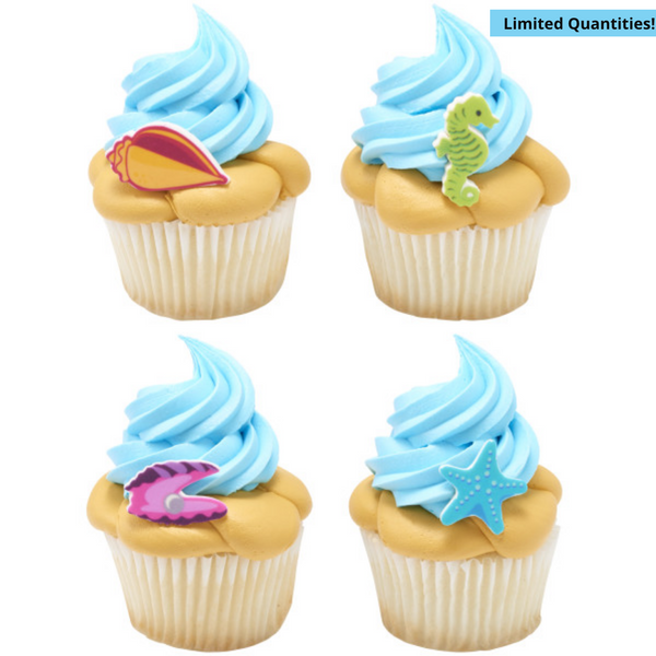 Sea Life Minis Sweet Décor® Edible Decorations 4pcs