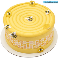 Dec On Bumble Bees with Honey Comb 5 PCS