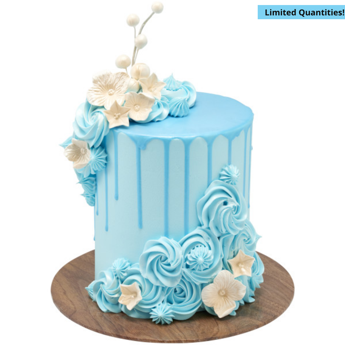 Gum Paste Flowers White Berry Spray