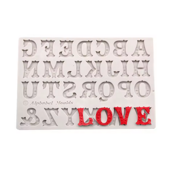 Silicone Mold Upper Case Circus Letter