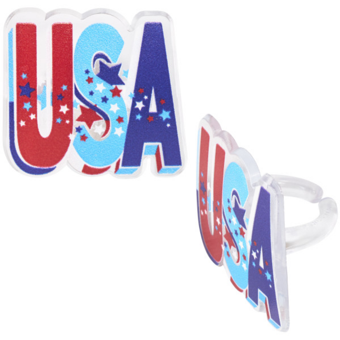 Deco Rings USA 12 Pack