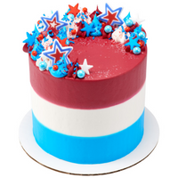 Dec On Patriotic Stars 6 PCS