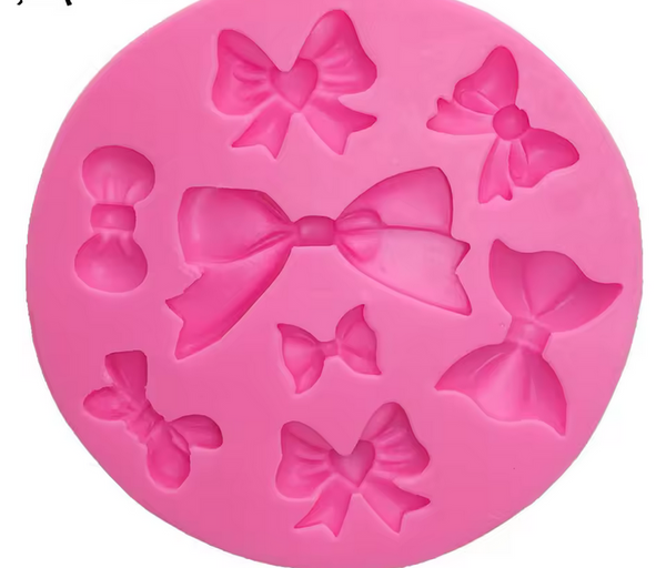 Silicone Mold Mini Bow Assortment 8 Cavity