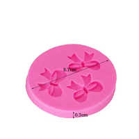 Silicone Mold Mini Bow 3 Cavity