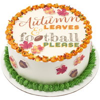 Fall Asstortment Edible Decor 4pcs