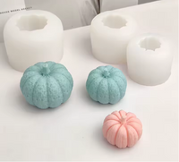 Silicone Mold Small 3D pumpkin 1 cavity