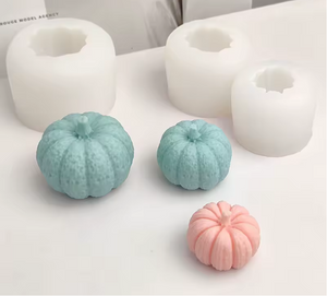 Silicone Mold Small 3D pumpkin 1 cavity