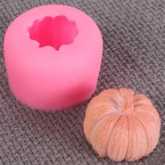 Silicone Mold Small 3D pumpkin 1 cavity