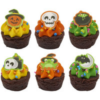 Spooky Halloween Sweet Décor® Edible Decorations 6pcs
