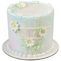 White Daisies Assortment Gum Paste 6pcs