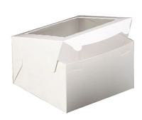 10" x 10" x 6" White Window Box